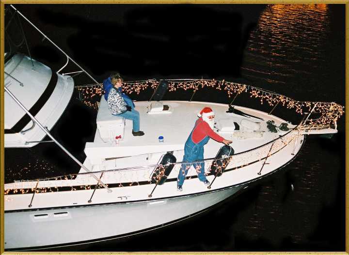 Christmas Boat parade Clear Lake Kemah 2002