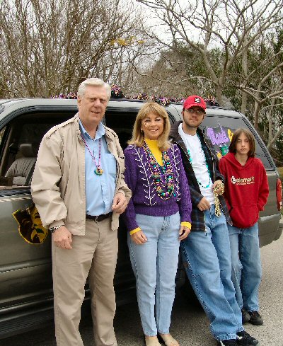 Mardi Gras Krewe du Lac King Many Alaniz and Queen Janet Lee