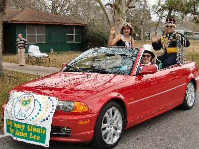 Mardi Gras Krewe du Lac King Many Alaniz and Queen Janet Lee